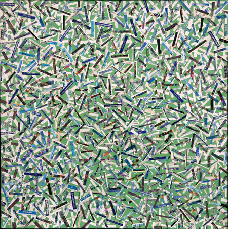 Composizione Verde e Blu